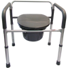 B3500F Folding, Aluminum 3 in 1 Elongated Commode